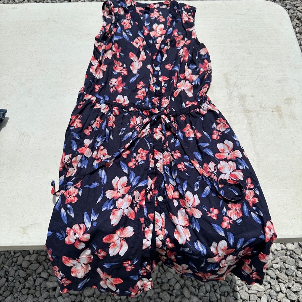 GAP Navy Floral Dress